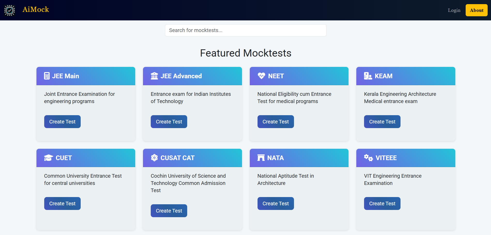 Aimock desktop experience